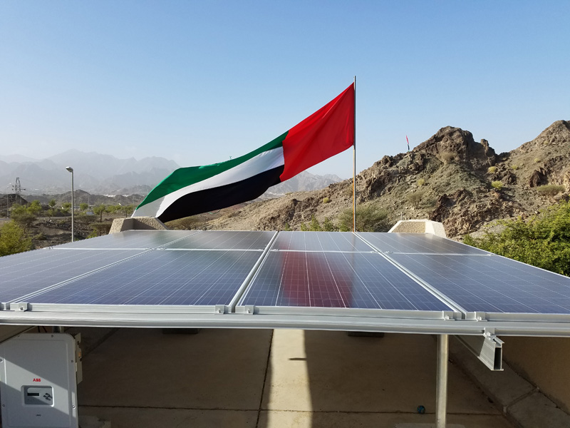 Солнечная монтажная конструкция Абу-Даби мощностью 4,4 кВт